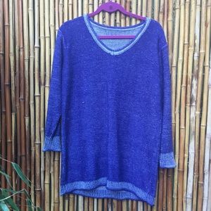 Cozy & Soft Purple V-Neck Sweater